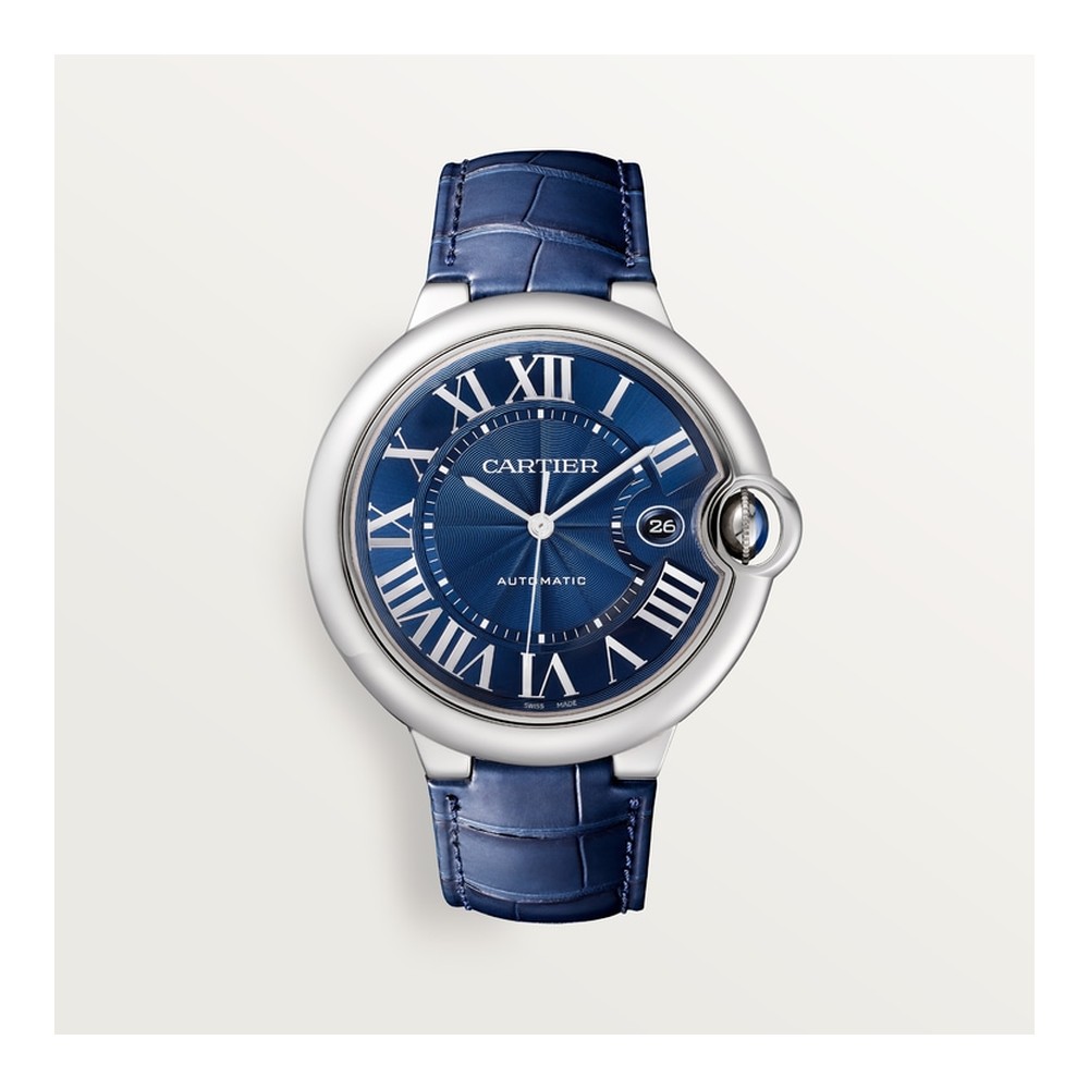 Cartier Ballon Bleu de Cartier 42mm Otomatik Çelik Mavi Kadran