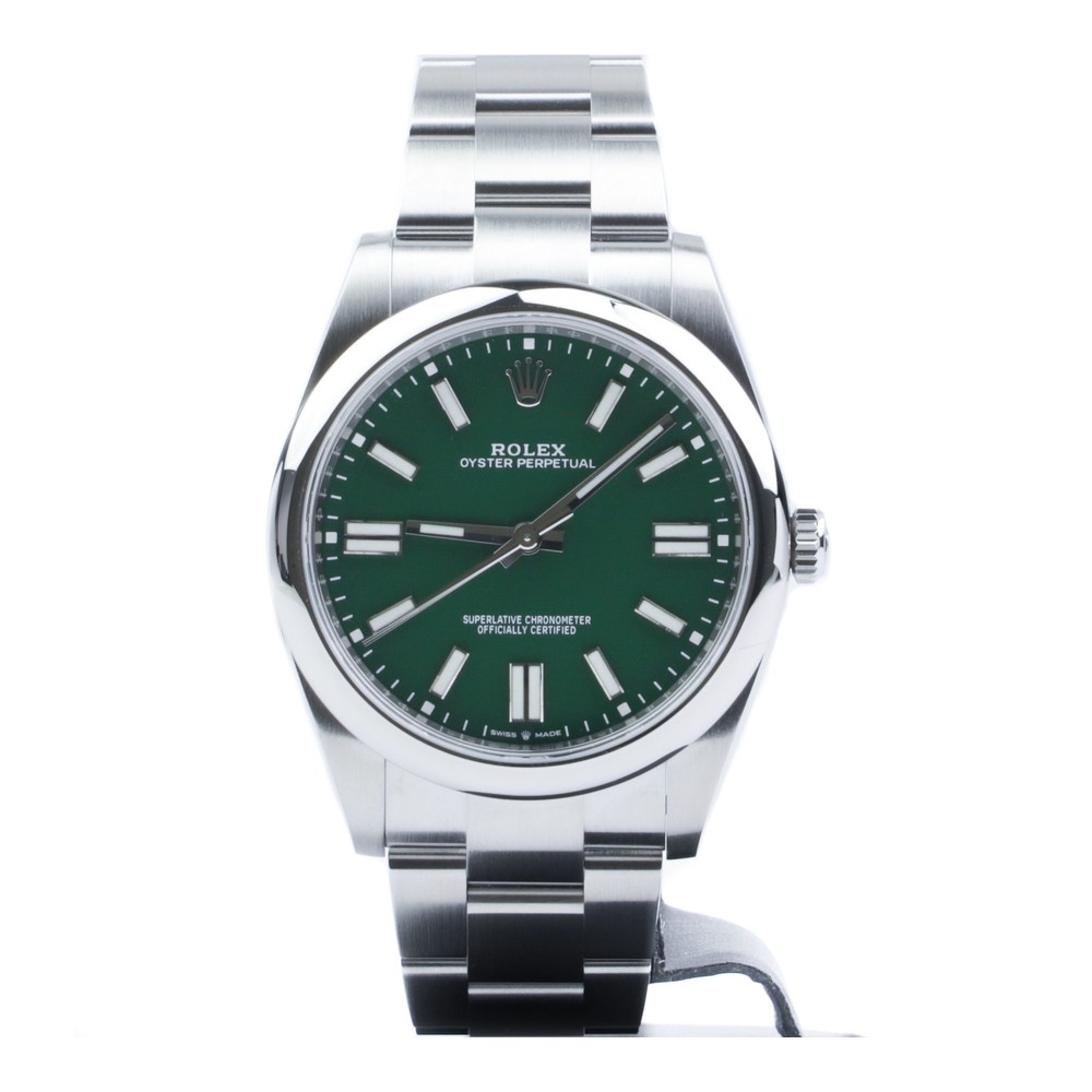 Rolex Oyster Perpetual 41mm Yeşil Kadran Oyster