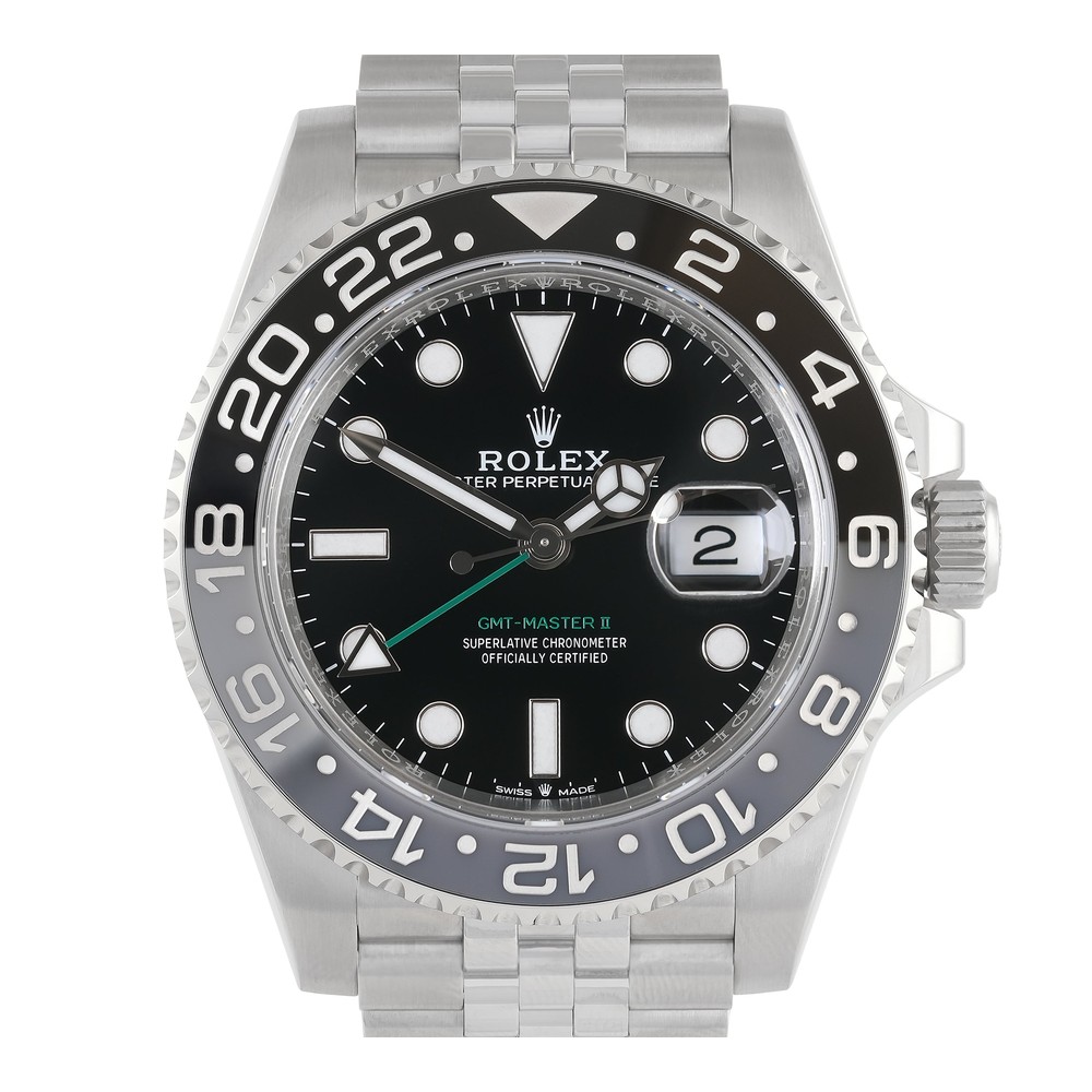 Rolex GMT-Master II 40mm 'Bruce Wayne' Siyah/Gri Cerachrom Bezel Jubilee