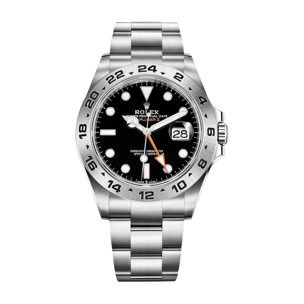Rolex Explorer II 42mm Siyah Kadran Turuncu GMT İbre