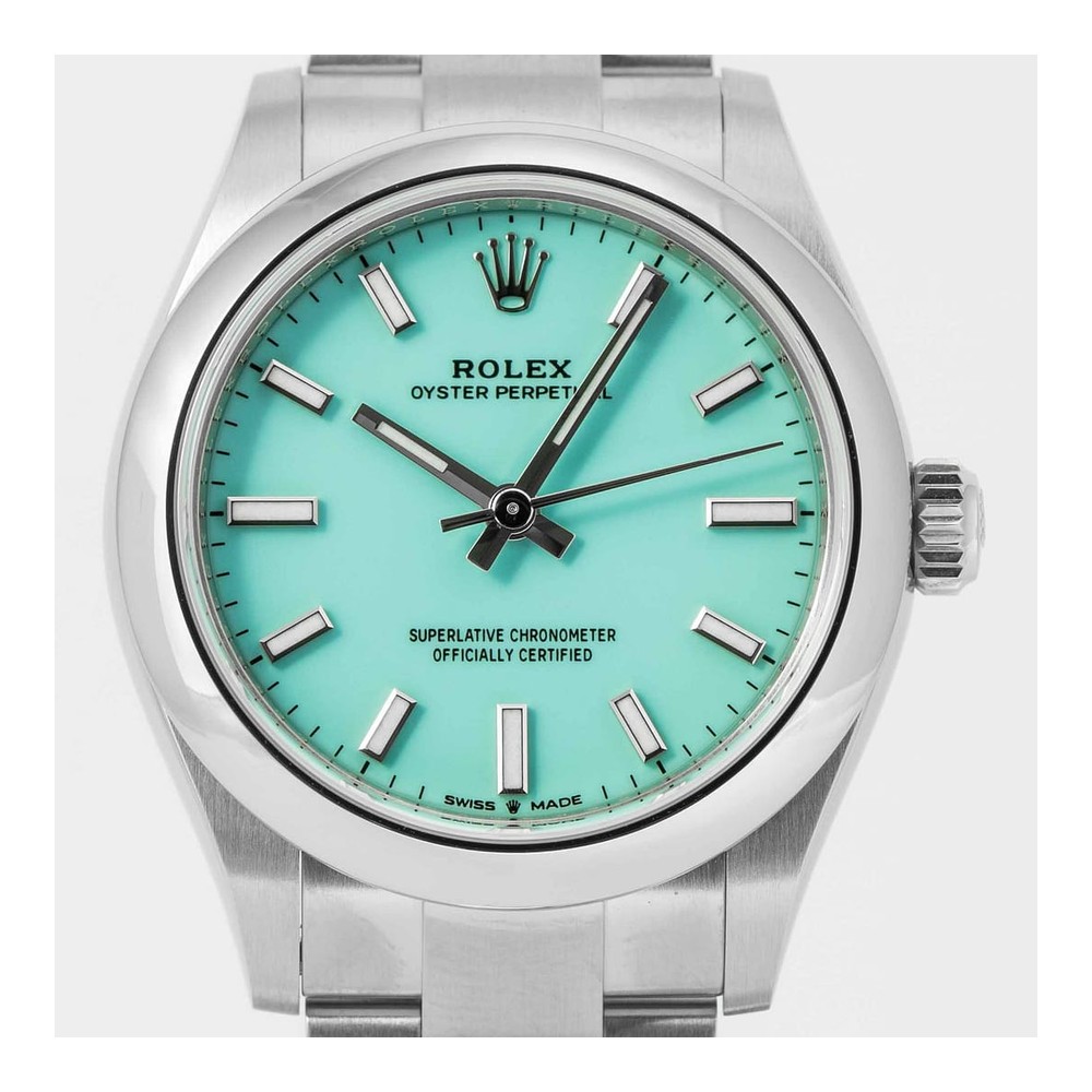 Rolex Oyster Perpetual 31mm Turkuaz Mavi Tiffany Kadran